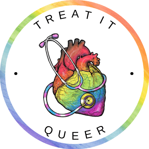 Logo: Treat it Queer